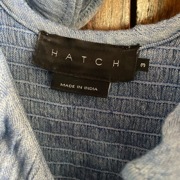 Hatch Collection Sarah dress in steel blue size 3 - Picture 4 of 4